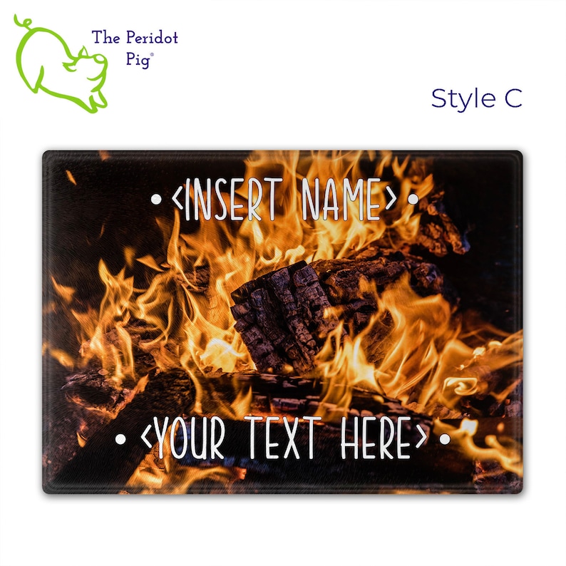ThePeridotPig Glass Cutting Board
