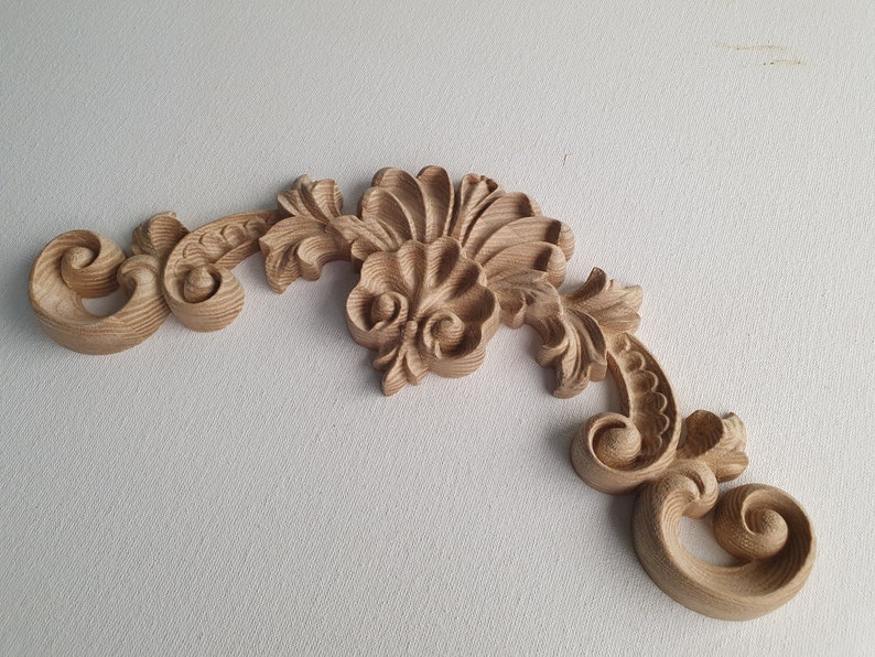 Wood Overlay Ornate Carved Wood Appliques for Fireplace Etsy