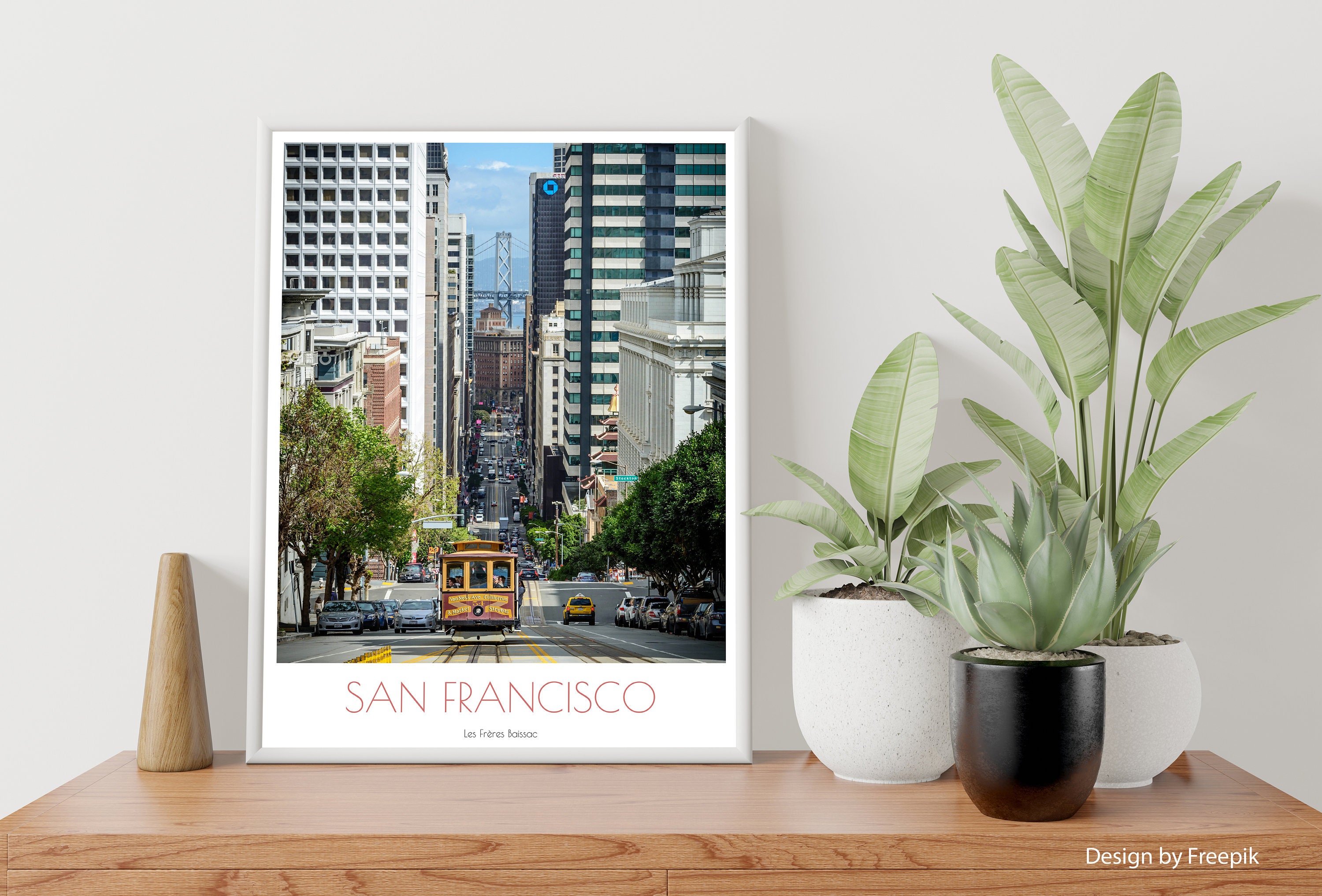 Affiche San Francisco - Californie Etats-Unis 30x40cm