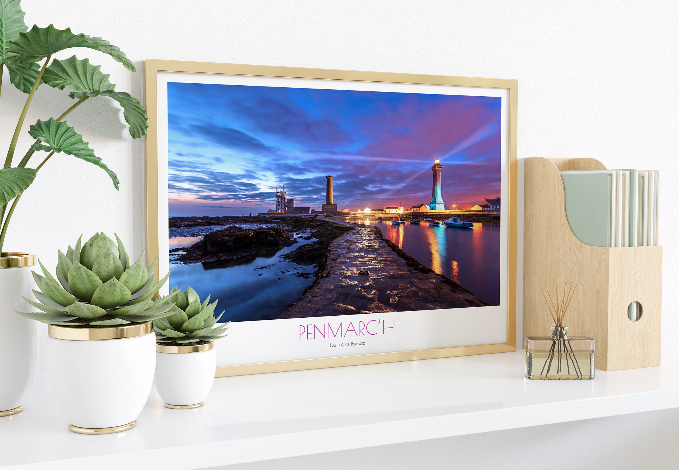 Affiche Horizontale Penmarc'h - Finistère Bretagne 30x40cm