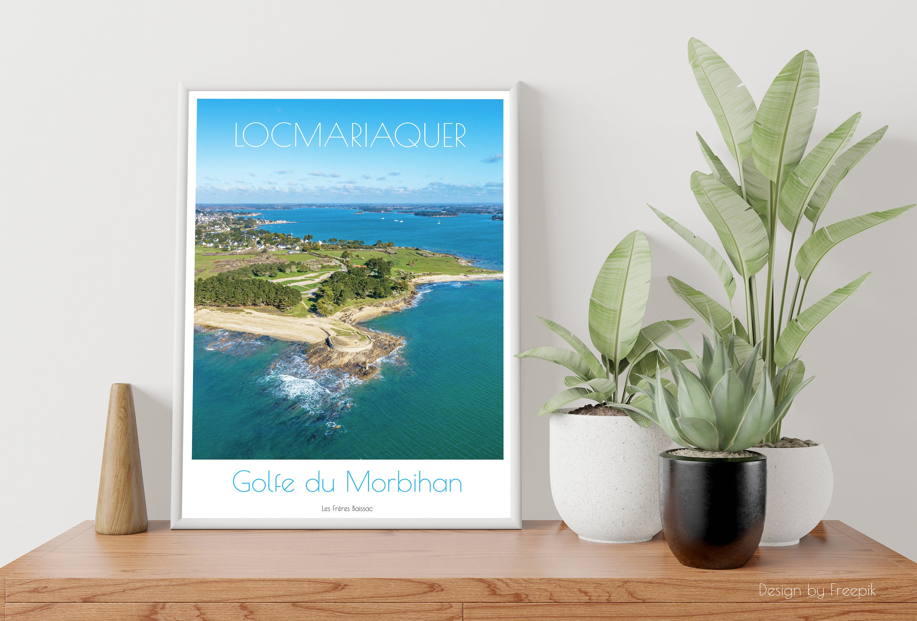 Affiche La Pointe de Kerpenhir - Locmariaquer Morbihan Bretagne