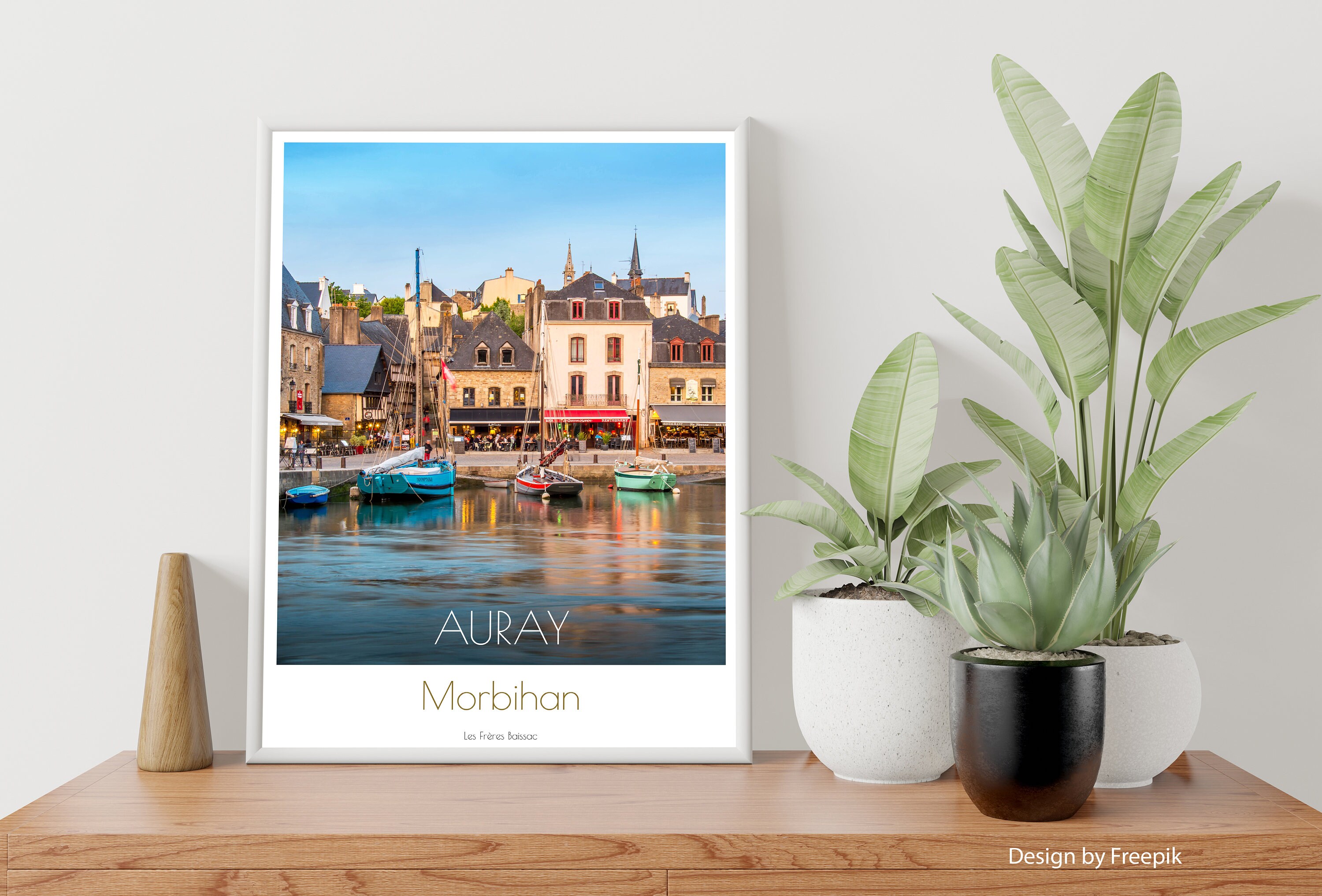 Affiche Auray - Morbihan Bretagne