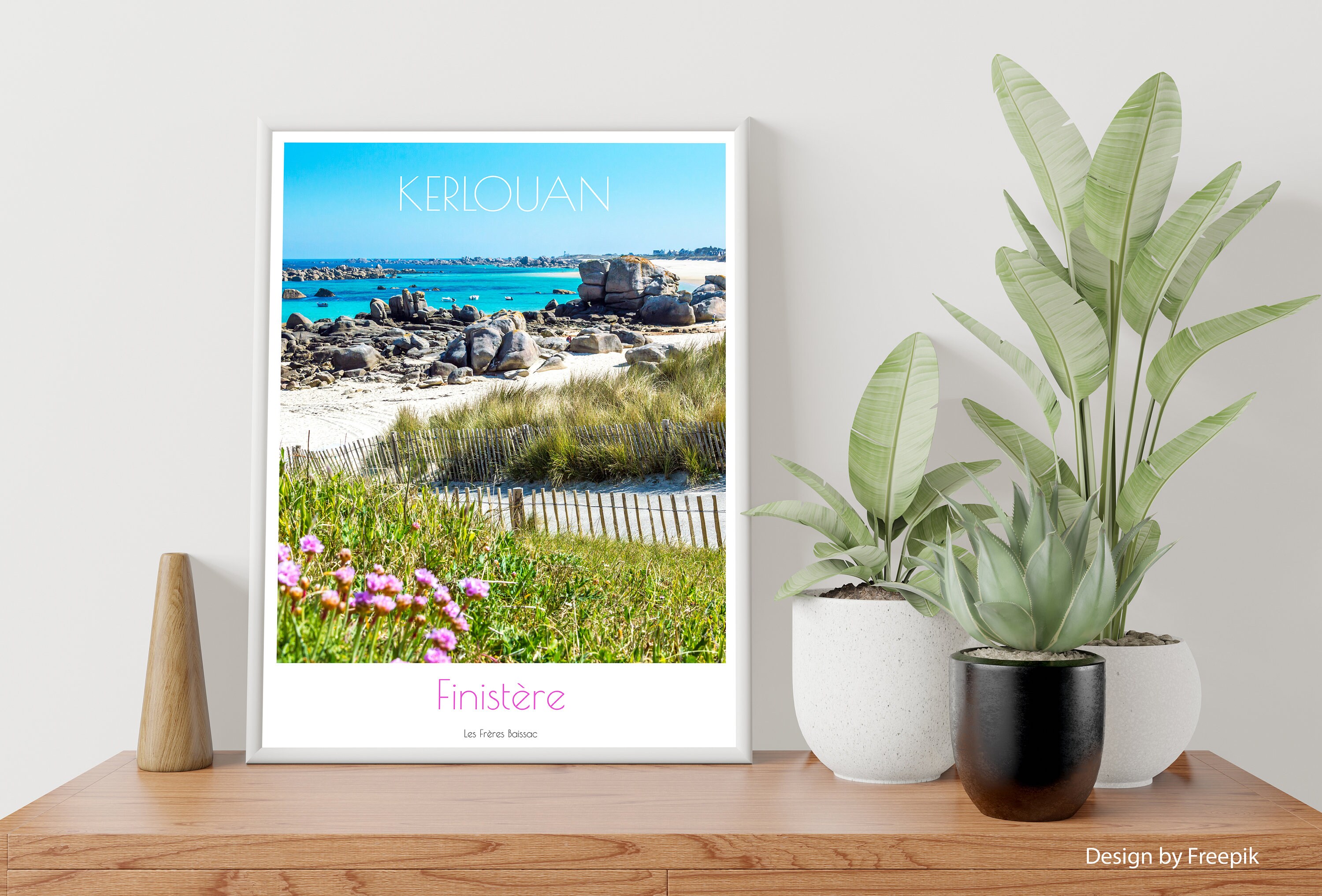 Affiche Kerlouan - Finistère Bretagne