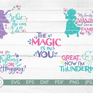 Encanto Color Bundle | Encanto SVG | What Else Can I Do? | Encanto Shirt Design | Mirabel Madrigal | Luisa Madrigal | Cricut Silhouette SVG