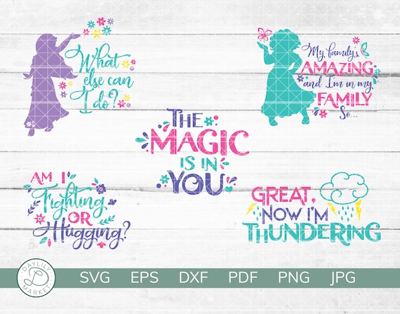 Encanto Color Bundle | Encanto SVG | What Else Can I Do? | Encanto Shirt Design | Mirabel Madrigal | Luisa Madrigal | Cricut Silhouette SVG