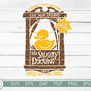 Kuscheliges Entlein SVG | Verheddert SVG | Rapunzel | Flynn Reiter Shirt Design | Cricut Silhouette Vinyl Aufbügeln | Sofort Download