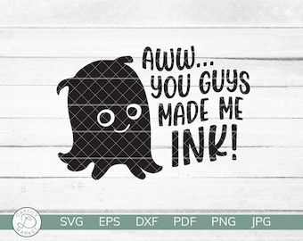 You Guys Made Me Ink SVG | Nemo Fan Shirt Design | Funny Nemo SVG | Nemo Pearl SVG | Cricut Silhouette Vinyl Iron On | Instant Download