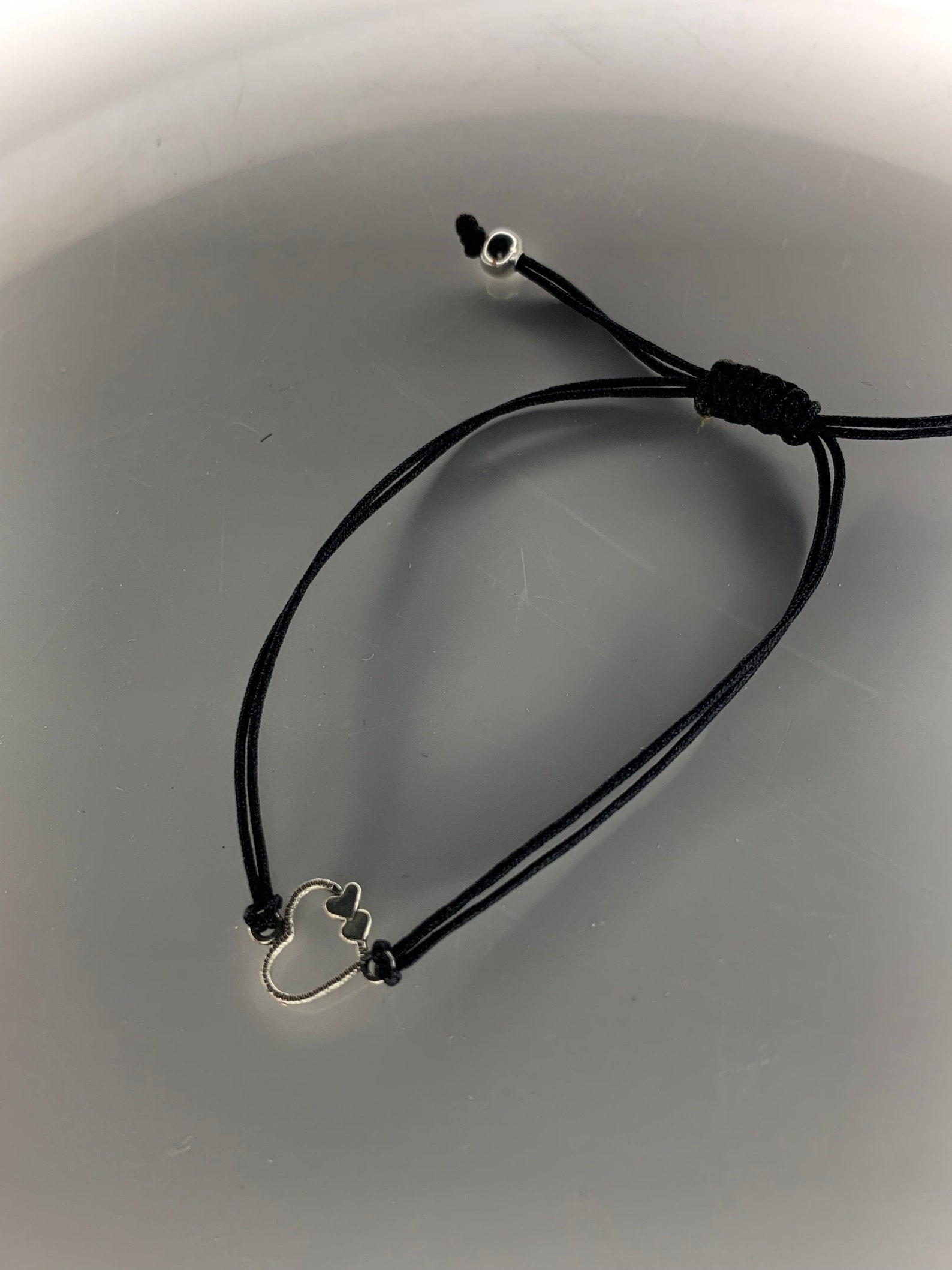 Charm bracelets black Etsy