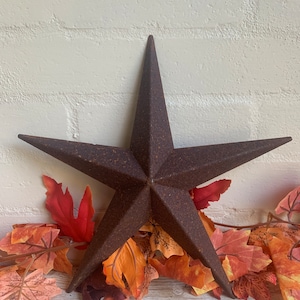 Rustic metal barn star