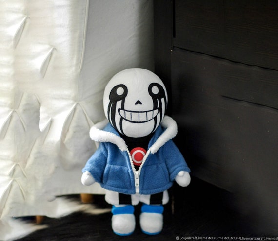 Dust Sans. Undertale. Large Plush Toy. Size 14 Inch 