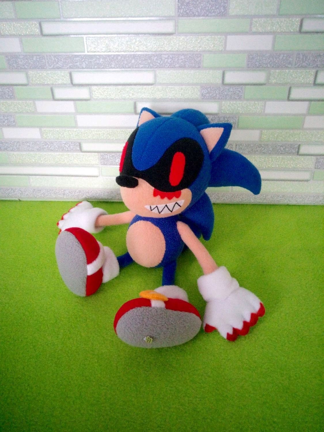 Custom Plush Just Like Hyper Sonic Exe Inspired Plush Funmade 