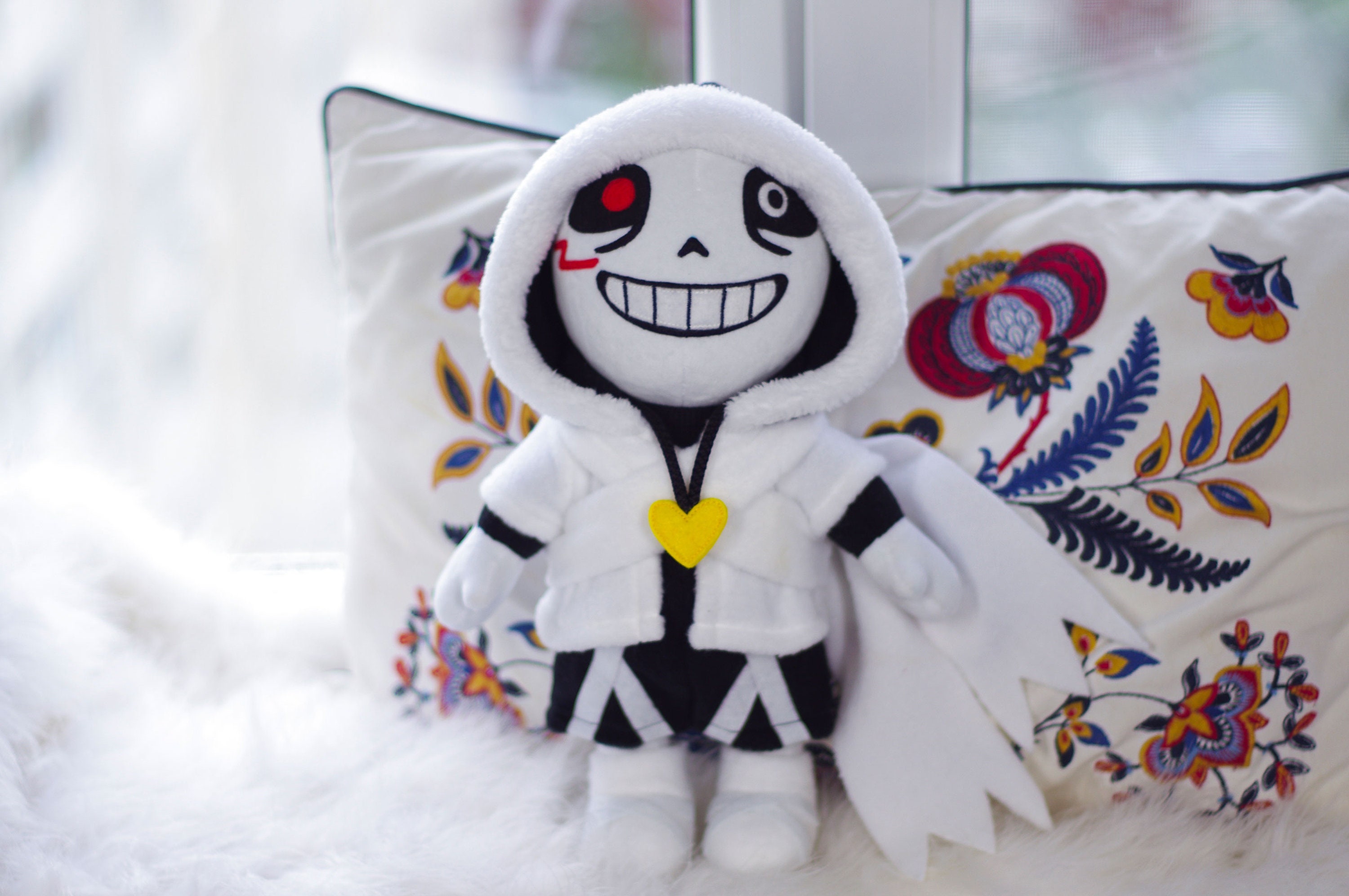 Cross Sans. Undertale. Large plush toy. Size 15 inch