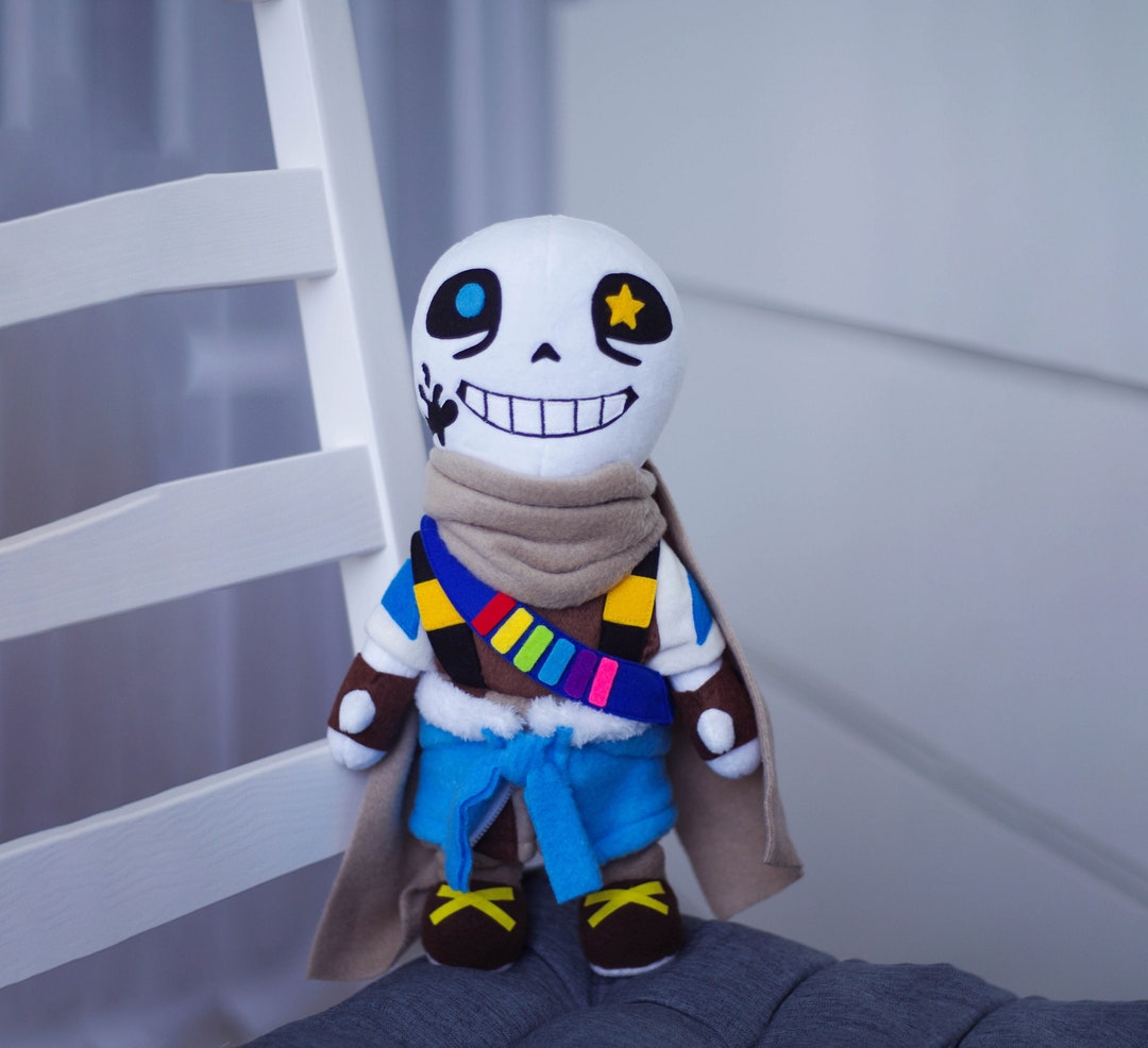 Ink Undertale Sans Plush, Gamer Boyfriend Gift, Kawaii Plushie, Stuffed ...