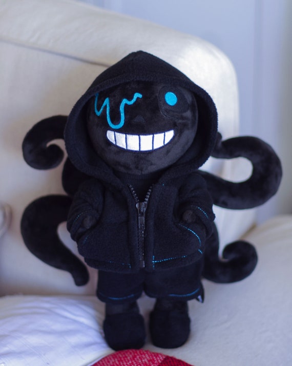 Passive nightmare Sans. Undertale. Large plush toy. Size 14 inch