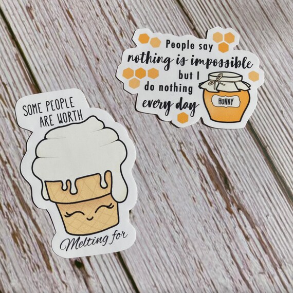 Disney Inspired Stickers / Cute Quote Stickers / Laptop Decals Etsy UK