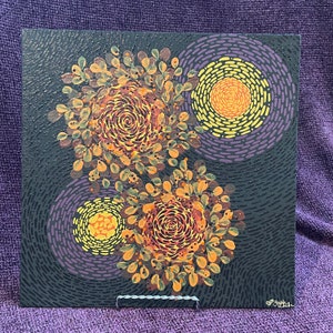 Abstract Flowers - original acrylic painting