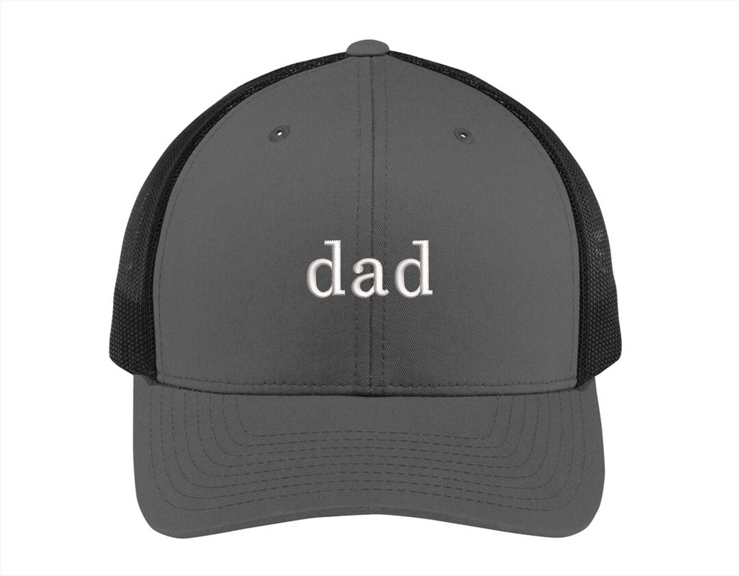 Dad Baseball Hat, Dad Trucker Hat, Embroidered Cap, Fathers Day Gift