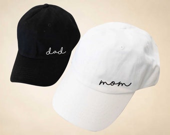 Mom and Dad Hats, Pregnancy Announcement Hat, Mom Life Hat, Gender Reveal Hats, Gift for Mom