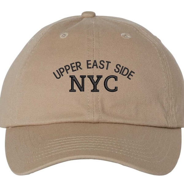 NYC Hat, Upper East Side Dad Hat, New York