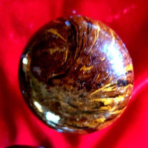 Bennington, brown porcelain Victorian doorknob, priced per each