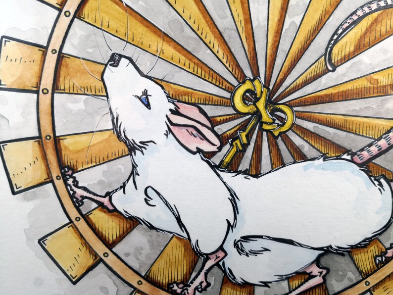 The Next Step Original watercolour artwork