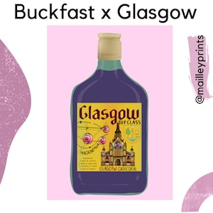 Glasgow print - Buckfast