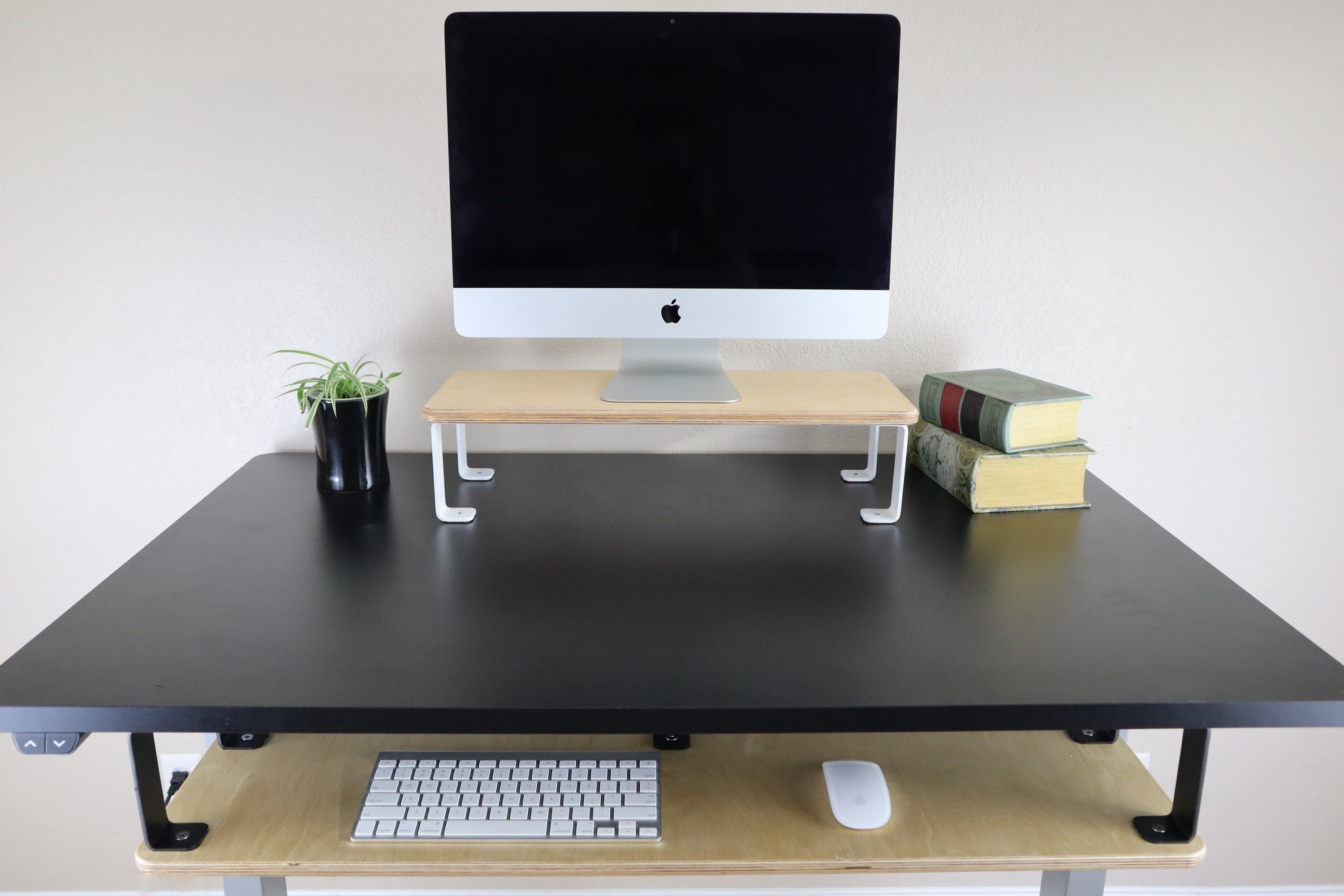 Handcrafted Monitor Stand Modern Universal Desk Shelf Etsy UK