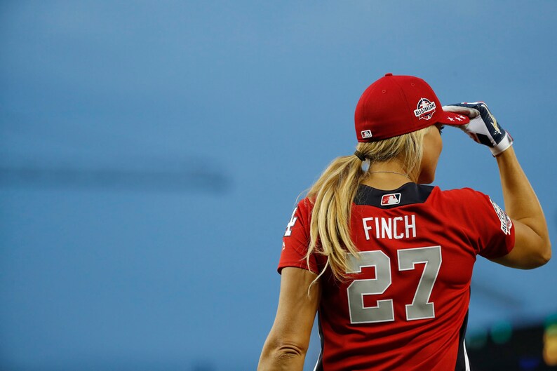 Jennie Lynn Finch American Softball Player Arizona Wildcats Etsy
