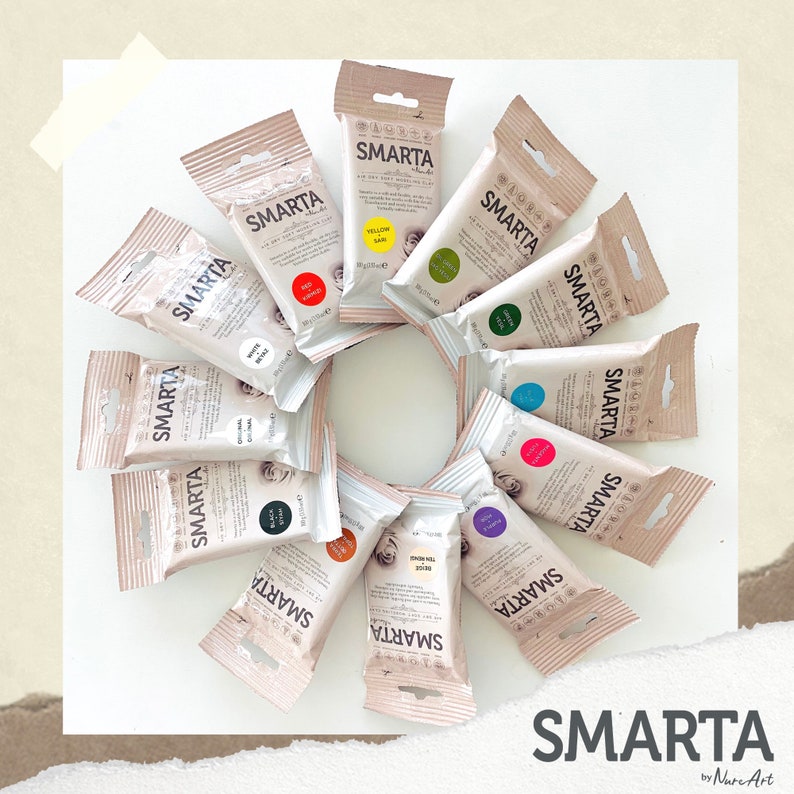 Smarta Air Dry Soft Modeling Clay 100g Etsy