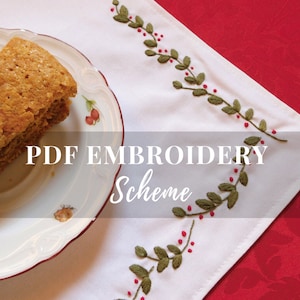Christmas Embroidery Tutorial, Christmas Embroidery Design, Christmas embroidery Gift,  Christmas Patterns, Beginners friendly Instant PDF