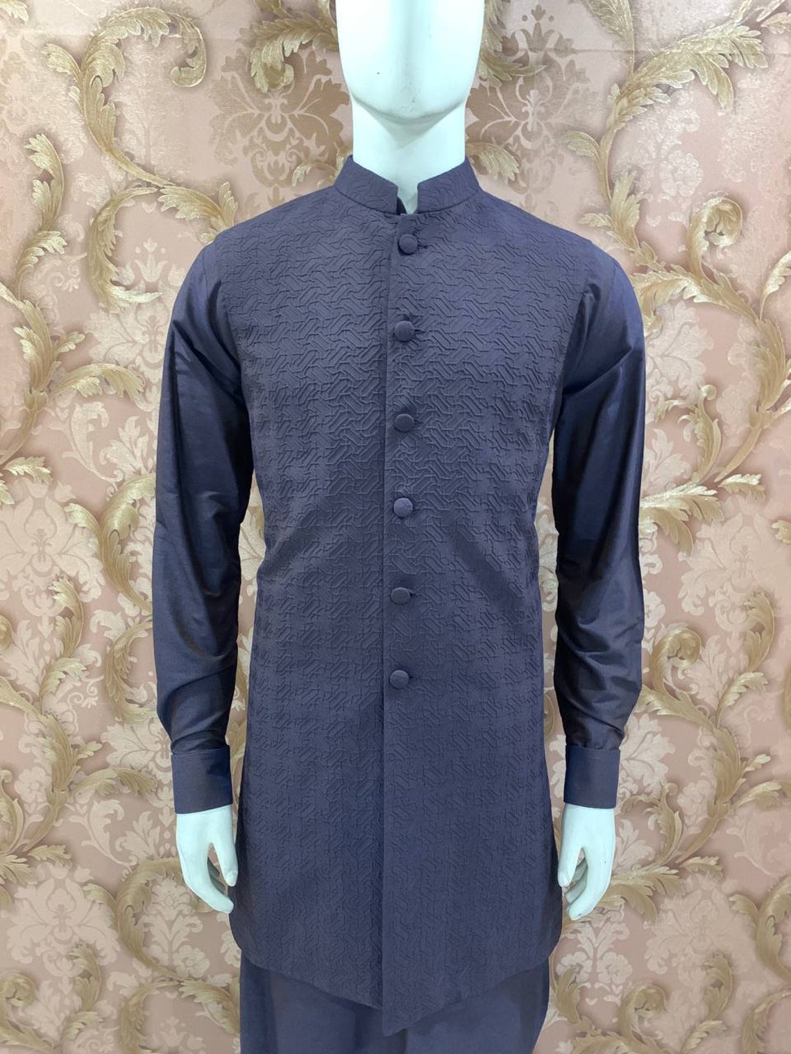 Kurta Pajama For Men Sherwani For Men Nehru Jacket BandhGala Etsy