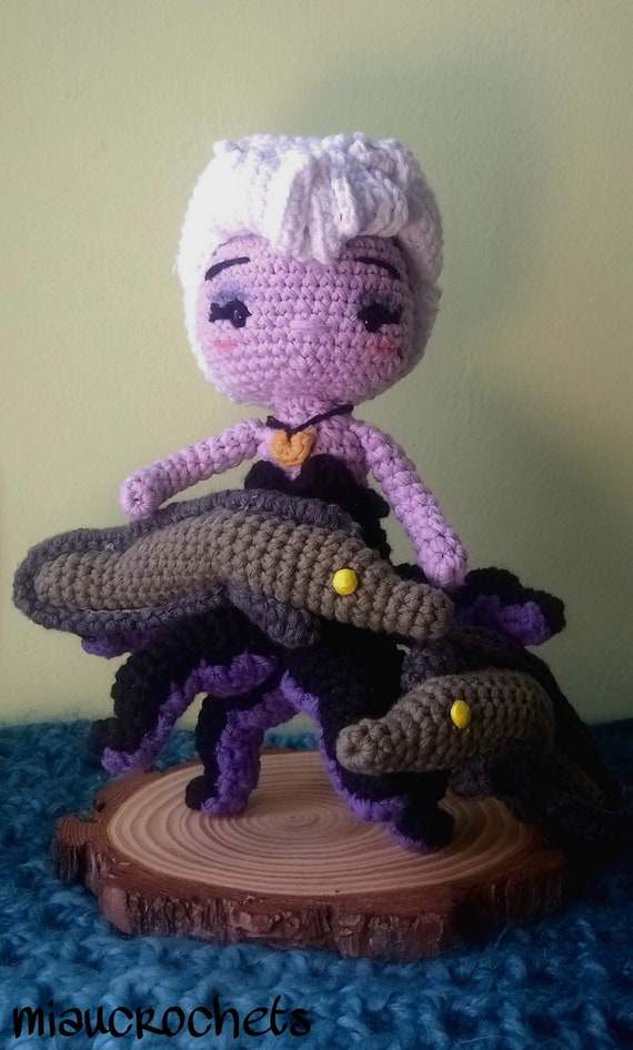 Patrón De Flotsam Y Jetsam La Sirenita Etsy