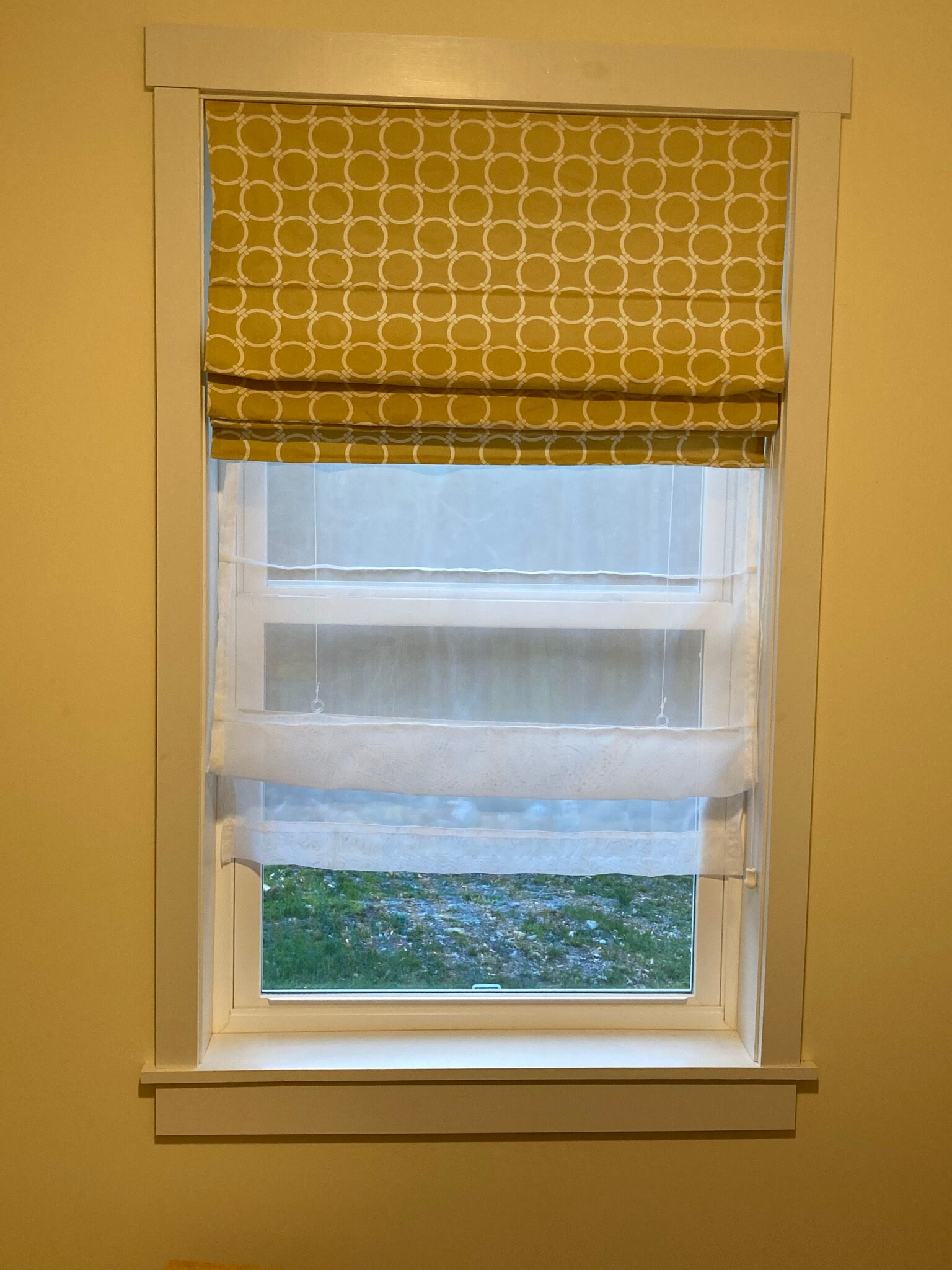 Dual Layer Roman Shade custom and washable Etsy