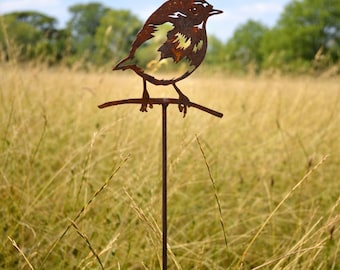 Rusty Metal Robin bird