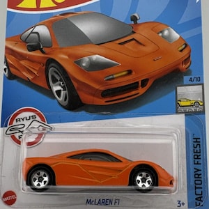 Hot Wheels McLaren F1 HW Factory Fresh Orange Collector&#39;s Edition