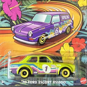 Hot Wheels 1970 Ford Escort RS1600 Spring Series Green Collector&#39;s Edition