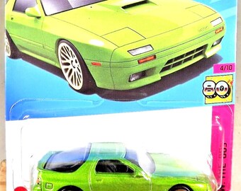 ホットウィール 1989 マツダ サバンナ RX-7 FC35 - グリーン、ブラック