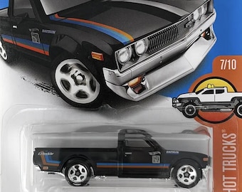 ホットウィール ダットサン 620 日産ピックアップ - オレンジと