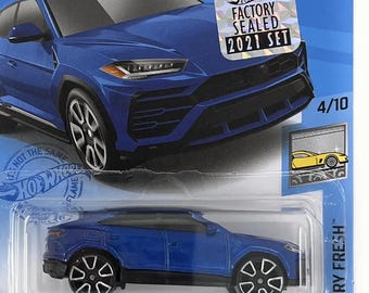 Lot De 3 Voitures Hot Wheels Lamborghini Huracan Bleue - Échelle 1:64 - Neuf - Modèle L2593 (2021)