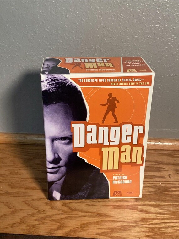 Patrick Mcgoohan DVD Set Danger Man 39 Episodes 5 DVD's Mint Condition
