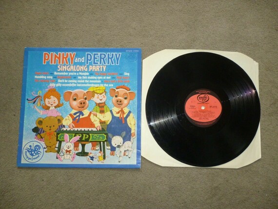 Pinky & Perky - Singalong Party Vinyl LP - MFP 50156, 1974,Vinyl LP (12") Father's Day Gift Ideas