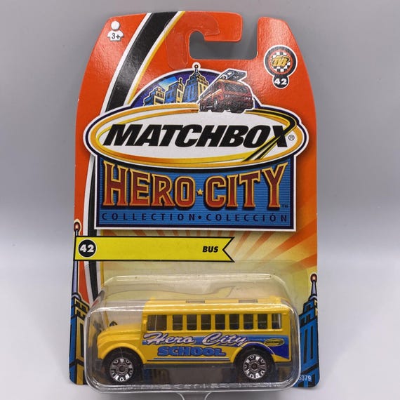 Matchbox School Bus Hero City Yellow Collector's Edition