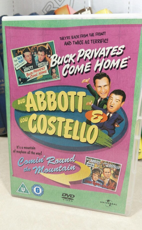 Abbott And Costello: Buck Privates Come Home /Comin' Round The Mountain DVD s