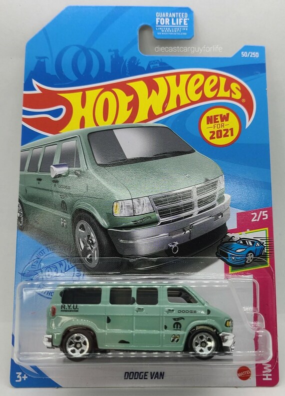 Hot Wheels Dodge Van Moneys Hw Drift - Teal Blue - Collector's Edition