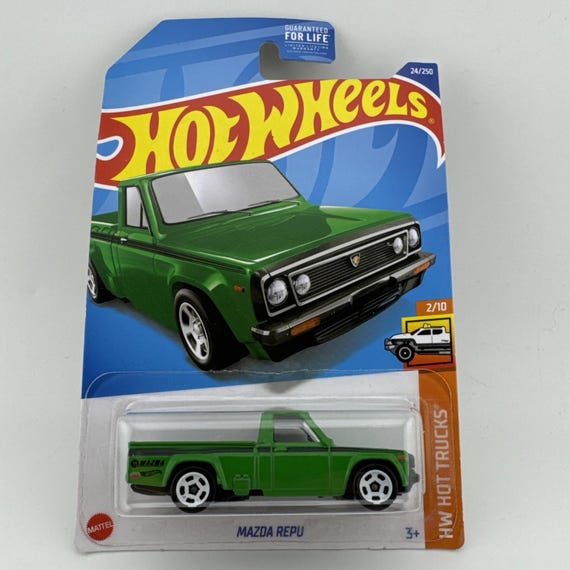 Hot Wheels Mazda Repu HW Hot Trucks Metallic Green Collector's Edition