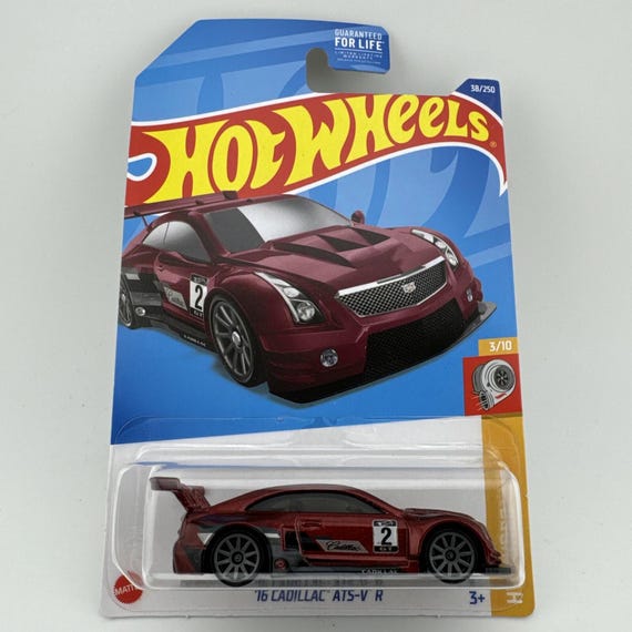 Hot Wheels '16 Cadillac ATS-V R Hw Turbo MetalFlake Burgundy Collector's Edition