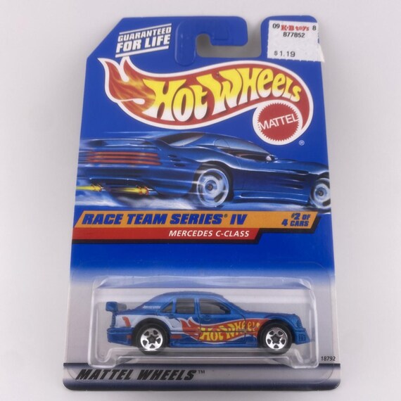 Hot Wheels 1998 Mercedes C-Class Race Team IV Series Blue Collector's Edition