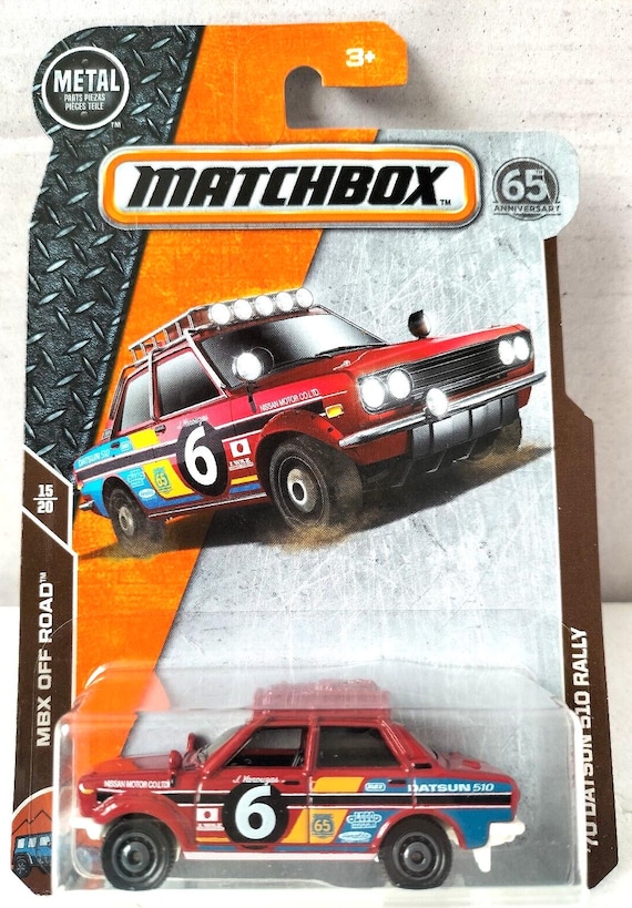 Matchbox 1970 Datsun 510 Rally MBX off Road - Model No. FHH50 Red