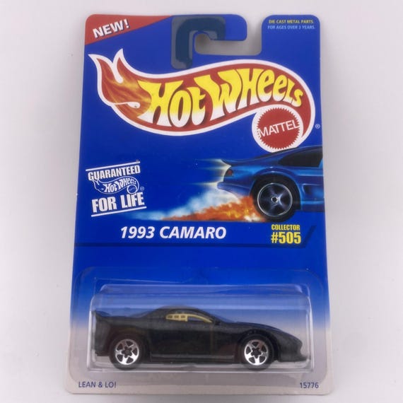 Hot Wheels 1993 Chevrolete Camaro Black Collector's Edition