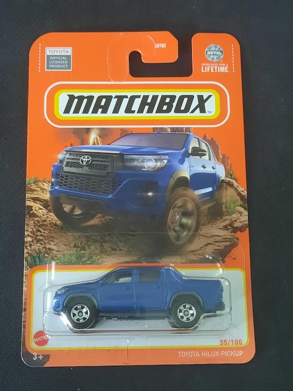 Matchbox Toyota Hilux Pickup Off Road - Blue - Collector's Edition